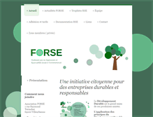Tablet Screenshot of forse-rse.org